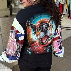 hand made long sleeve embroidered